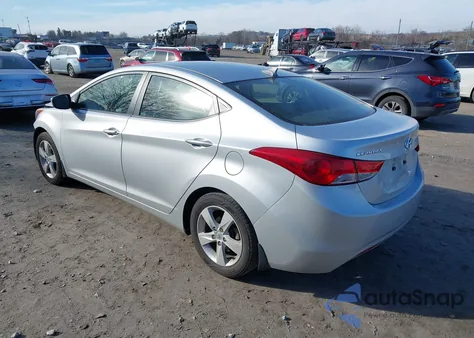 2012 Hyundai Elantra Gls z USA, uszkodzony, nr VIN 5NPDH4AE4CH149367